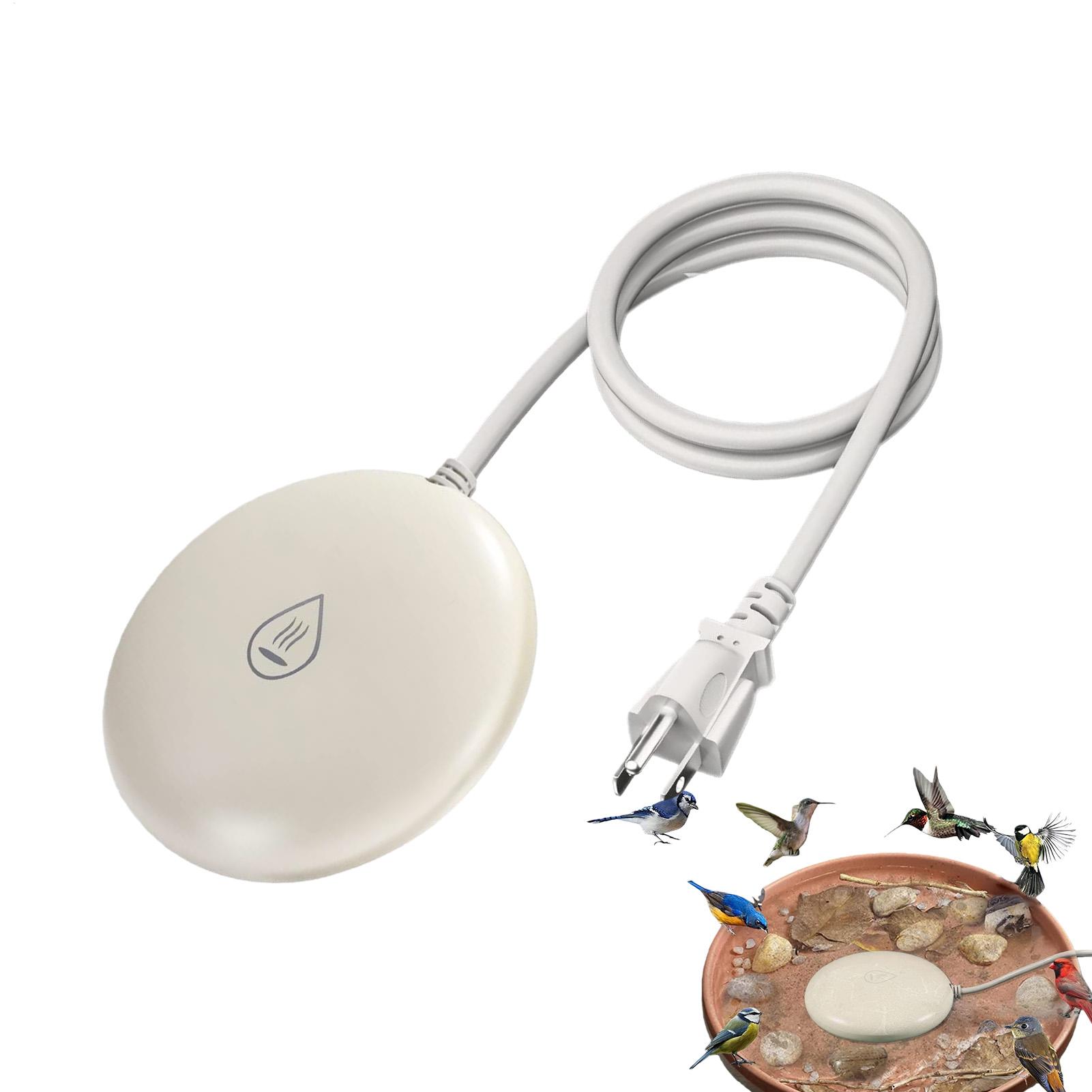 Smart Garden Bird Bath - 鳥用給水器ヒーター、鳥用ウォーターヒーター、スマート池用除氷器、冬用池噴水、庭、芝生、パティオ、裏庭、鶏小屋用