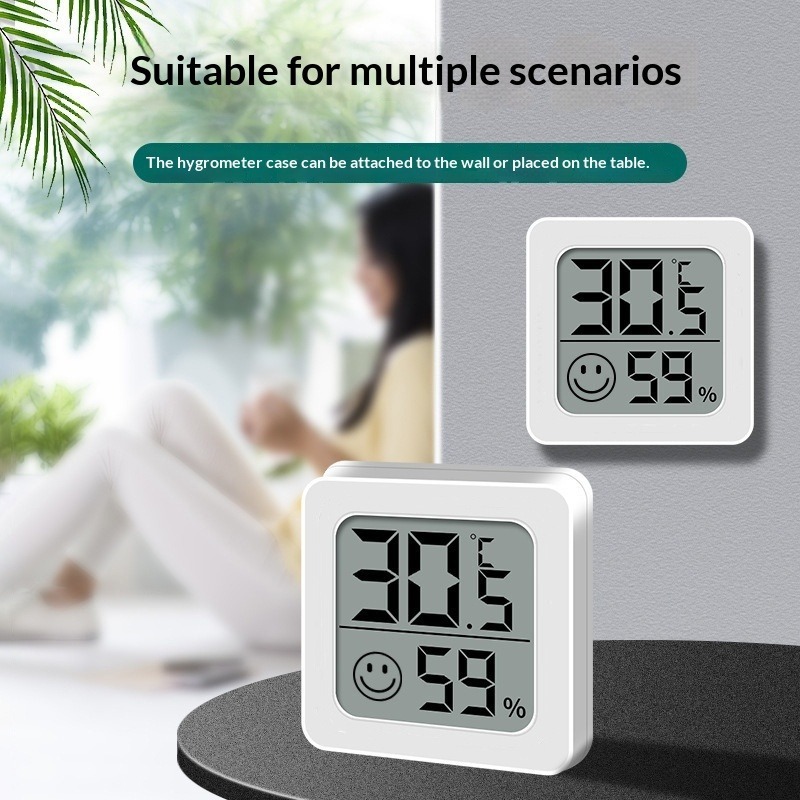 Garden Weather Station - 1/3 個ミニ LCD デジタル温度計湿度計屋内室温湿度計センサーゲージ気象ステーションセット