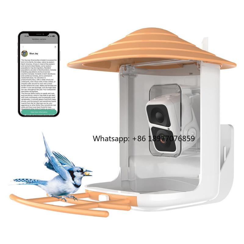 Smart Garden Ai - 2026年モデル 2L IP66 AIスマートバードフィーダー カメラ付き ワイヤレスWiFi