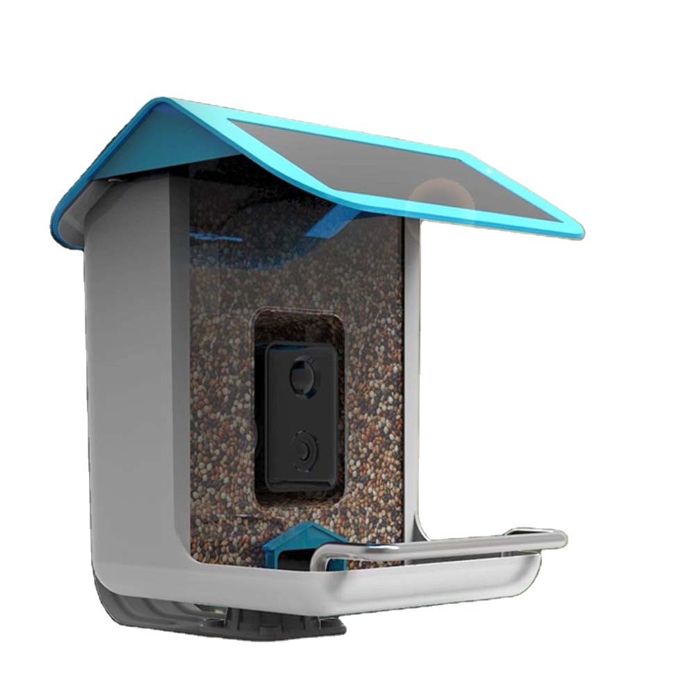 Smart Garden Ai - 野生動物用Wi-Fiカメラ、AIによる鳥種認識機能付き、ソーラーパネル搭載の屋外ガーデン用スマートバードフィーダー