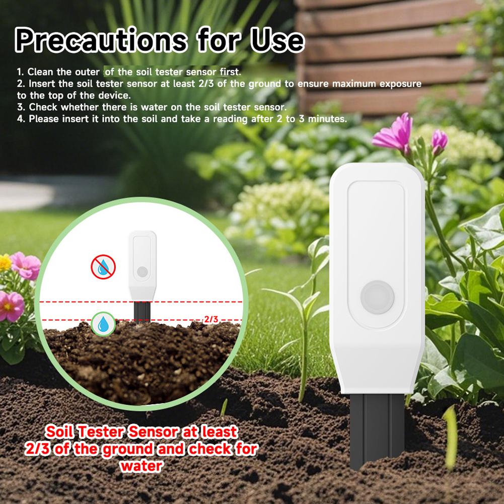 Tuya Zigbee 3.0スマート土壌テスターセンサー、 - Smart Garden Domes のレビューと価格