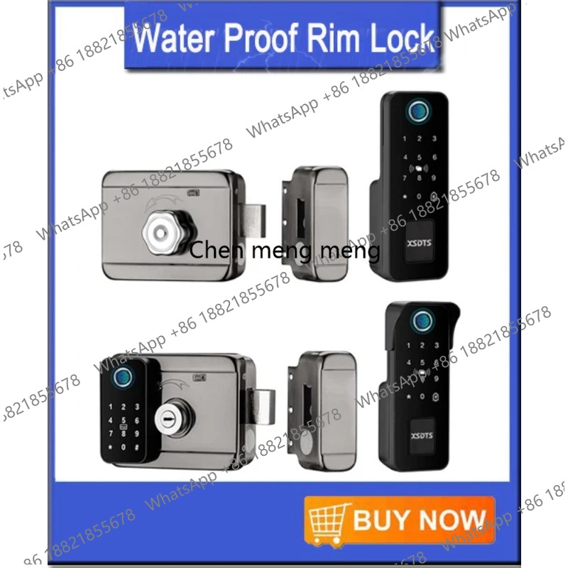 防水スマートドアロック指紋認証屋外ガーデンリモコンTuyaア - Smart Garden Door Lock のレビューと価格