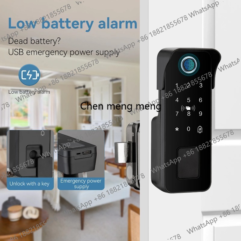 防水スマートドアロック指紋認証屋外ガーデンリモコンTuyaア - Smart Garden Door Lock のレビューと価格