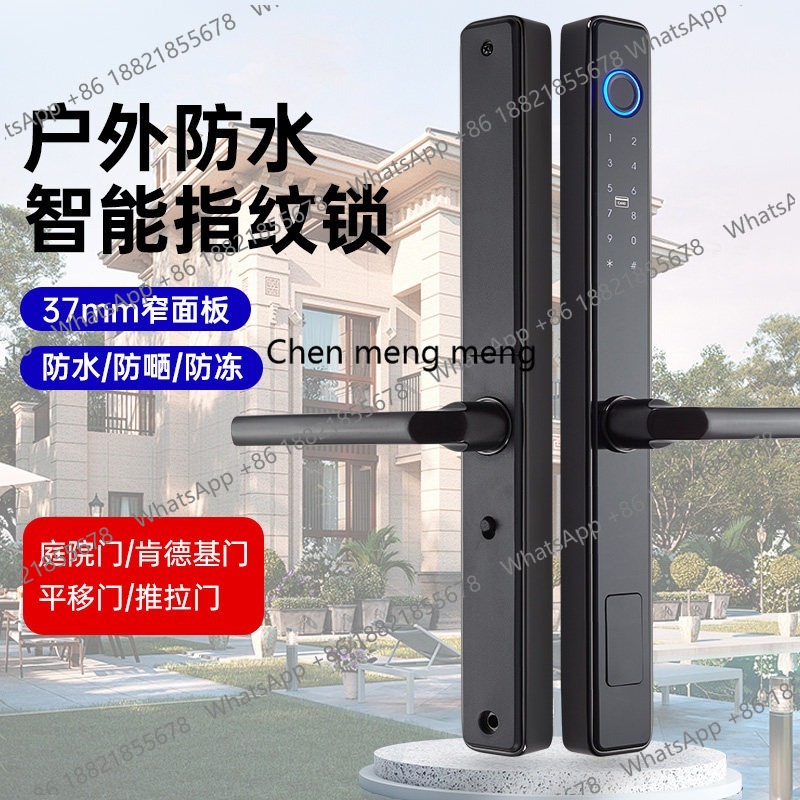 ガーデン ドア ロック 屋外防水断熱アルミ製指紋認証ロック  - Smart Garden Door Lock のレビューと価格