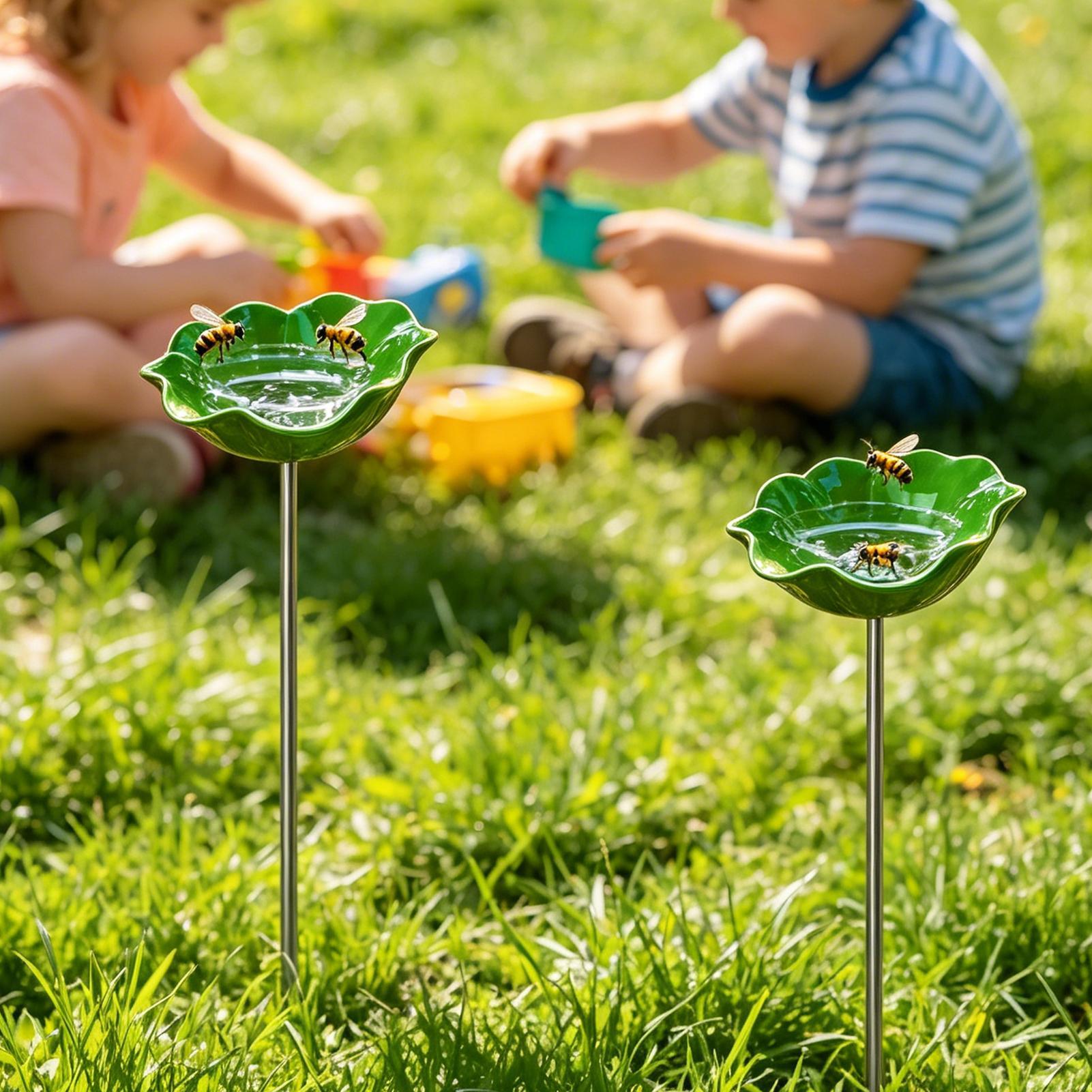 金属製蜂用バス耐候性給餌カップ庭の装飾蜂用給餌カップ鳥用給水 - Garden Weather Station のレビューと価格