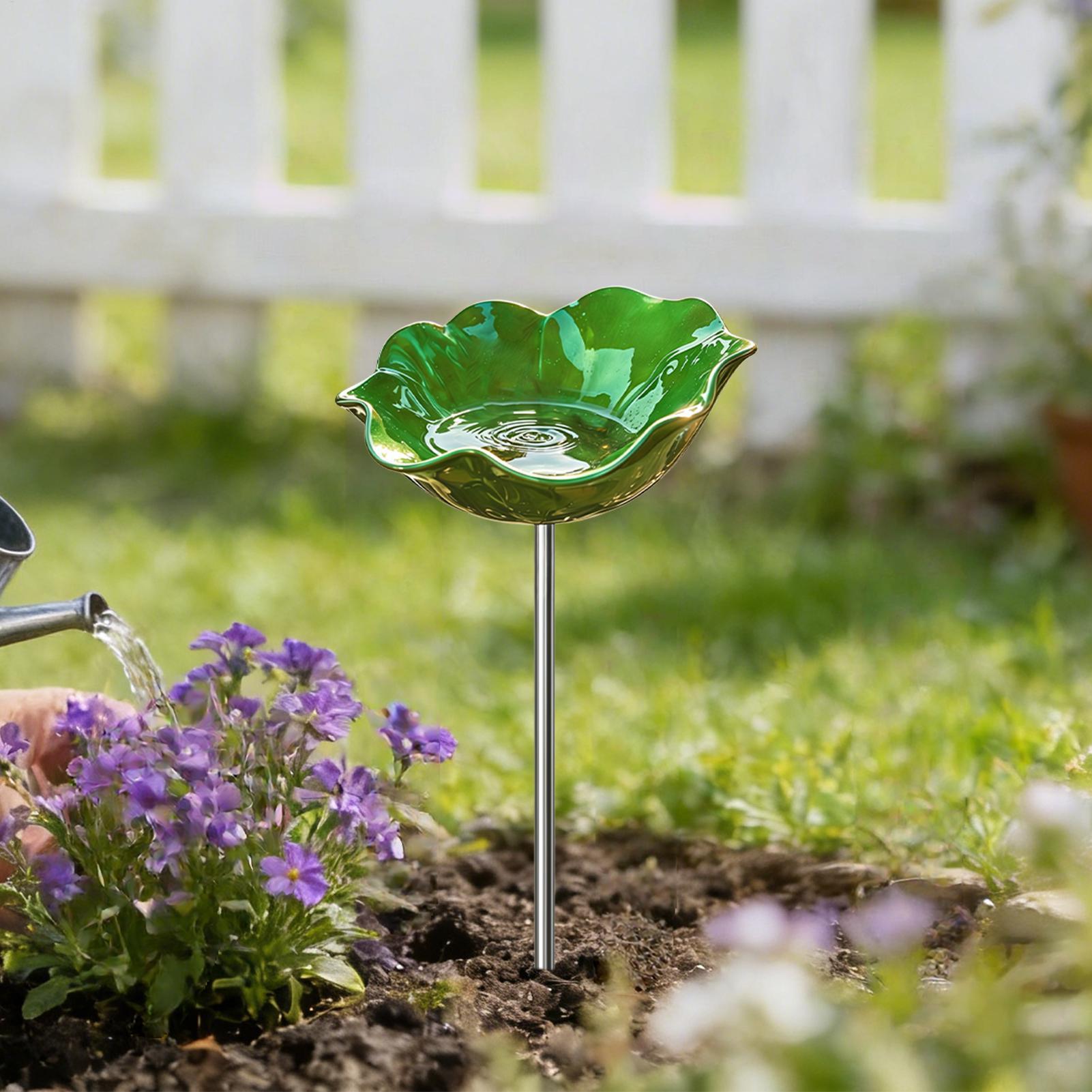 金属製蜂用バス耐候性給餌カップ庭の装飾蜂用給餌カップ鳥用給水 - Garden Weather Station のレビューと価格