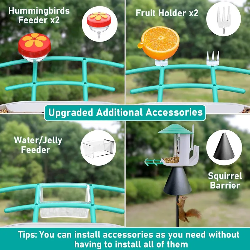 AI認識機能付きスマートバードフィーダーカメラ HDビデオ  - Smart Garden Ai のレビューと価格