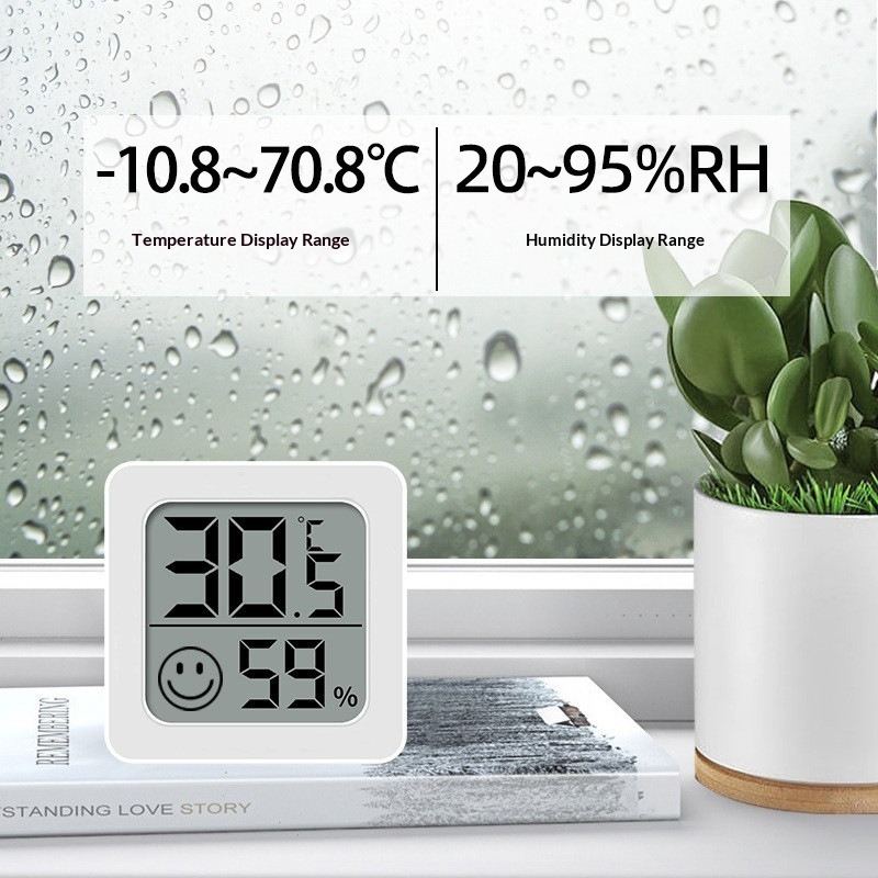 1/3 個ミニ LCD デジタル温度計湿度計屋内室温湿度計セ - Garden Weather Station のレビューと価格
