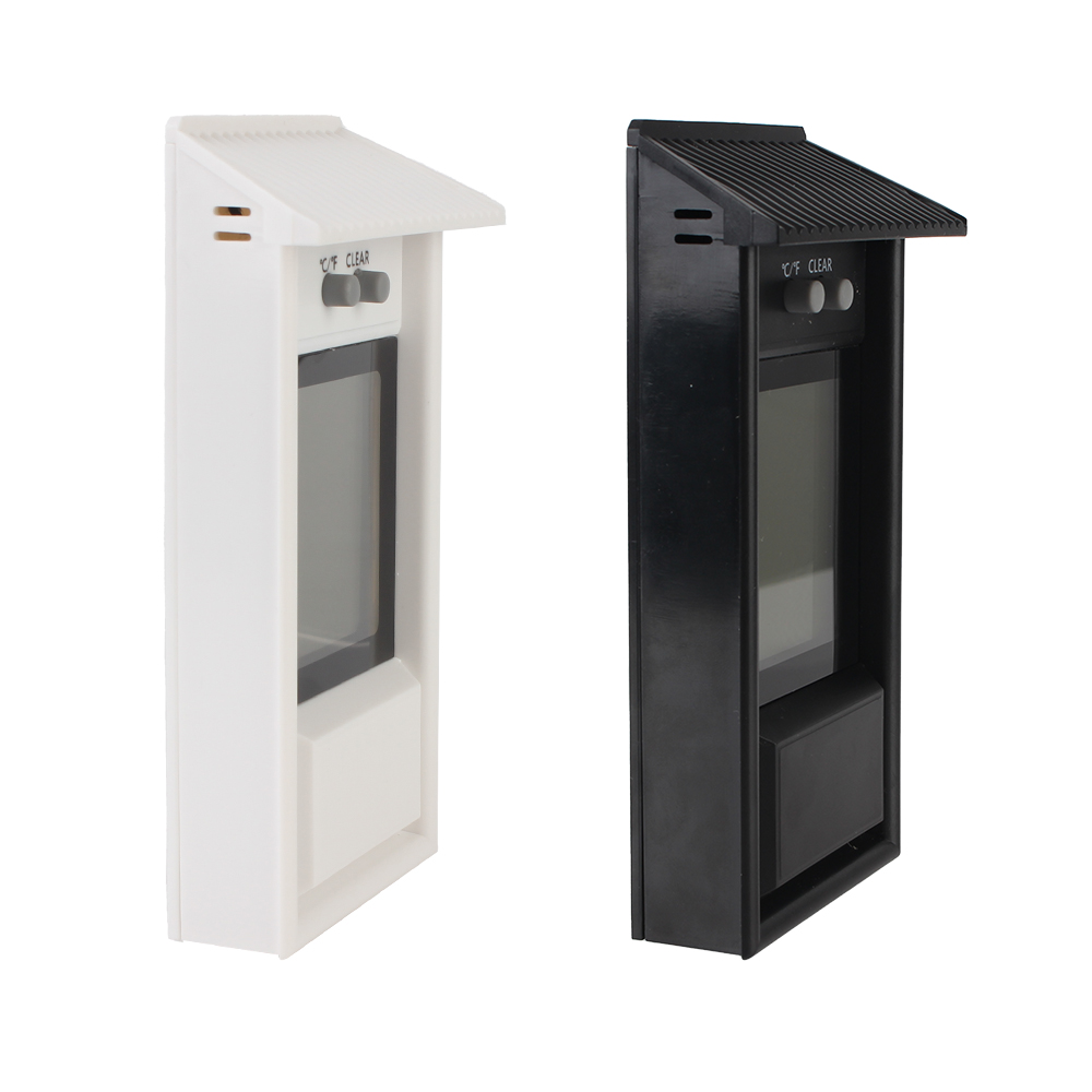 ゲージ気象センサー LCD 電子温度計家庭菜園温室屋内屋外デ - Garden Weather Station のレビューと価格