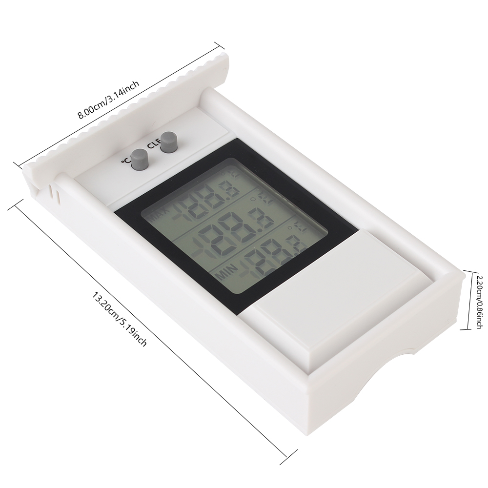 ゲージ気象センサー LCD 電子温度計家庭菜園温室屋内屋外デ - Garden Weather Station のレビューと価格