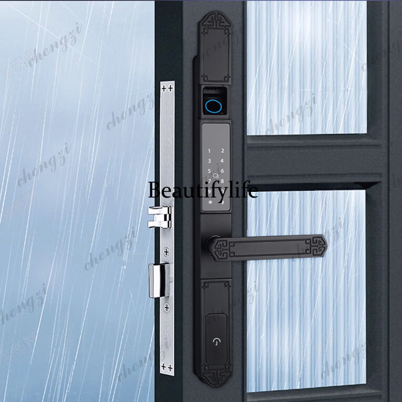 スマートロック ブロークンブリッジアルミ合金スマートドアロッ - Smart Garden Door Lock のレビューと価格