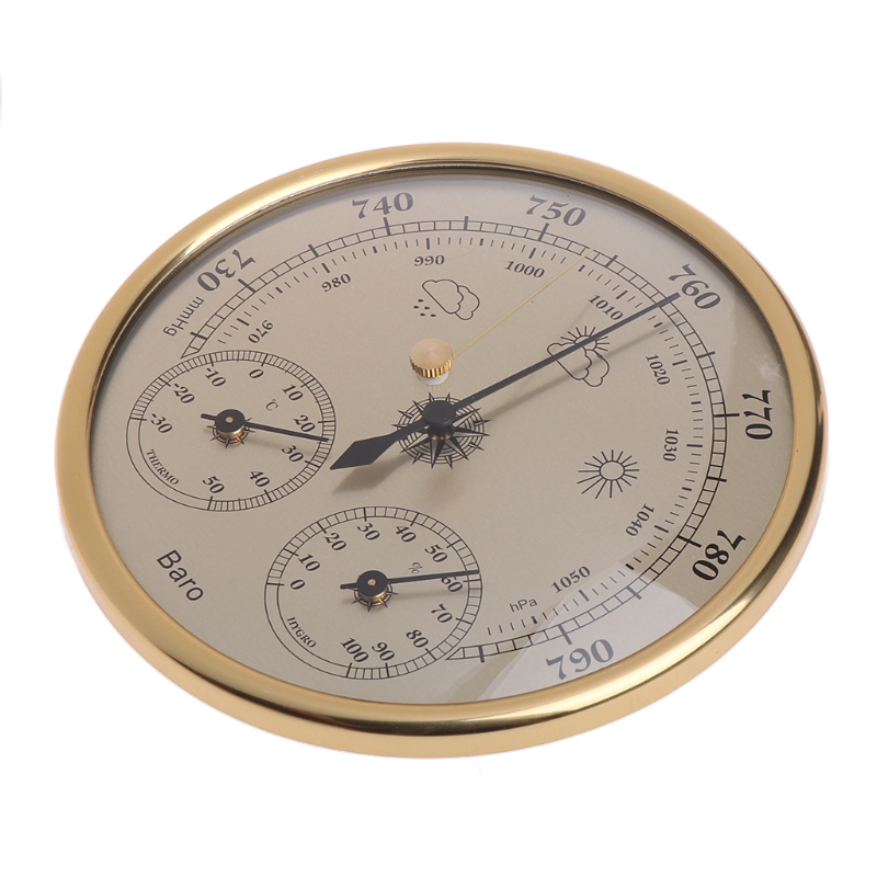 3 in 1 家庭用温度湿度圧力気圧計壁掛けドロップシッピン - Garden Weather Station のレビューと価格