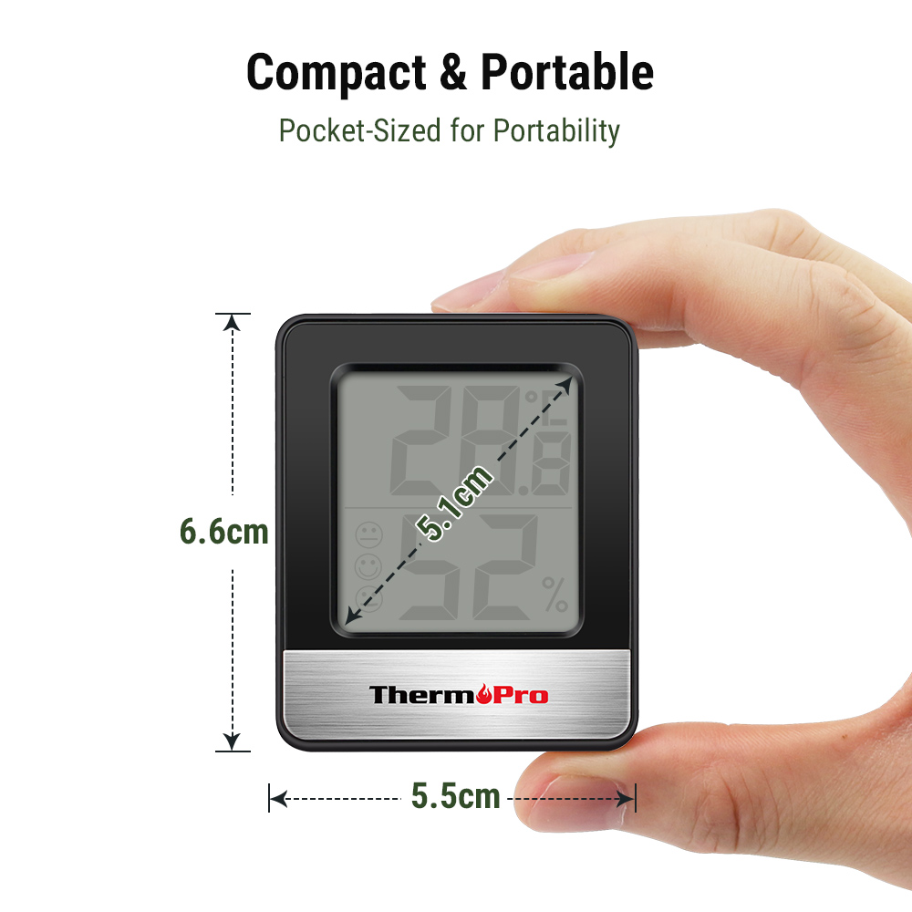 ThermoPro TP49 ミニウェザーステーション屋内温 - Garden Weather Station のレビューと価格