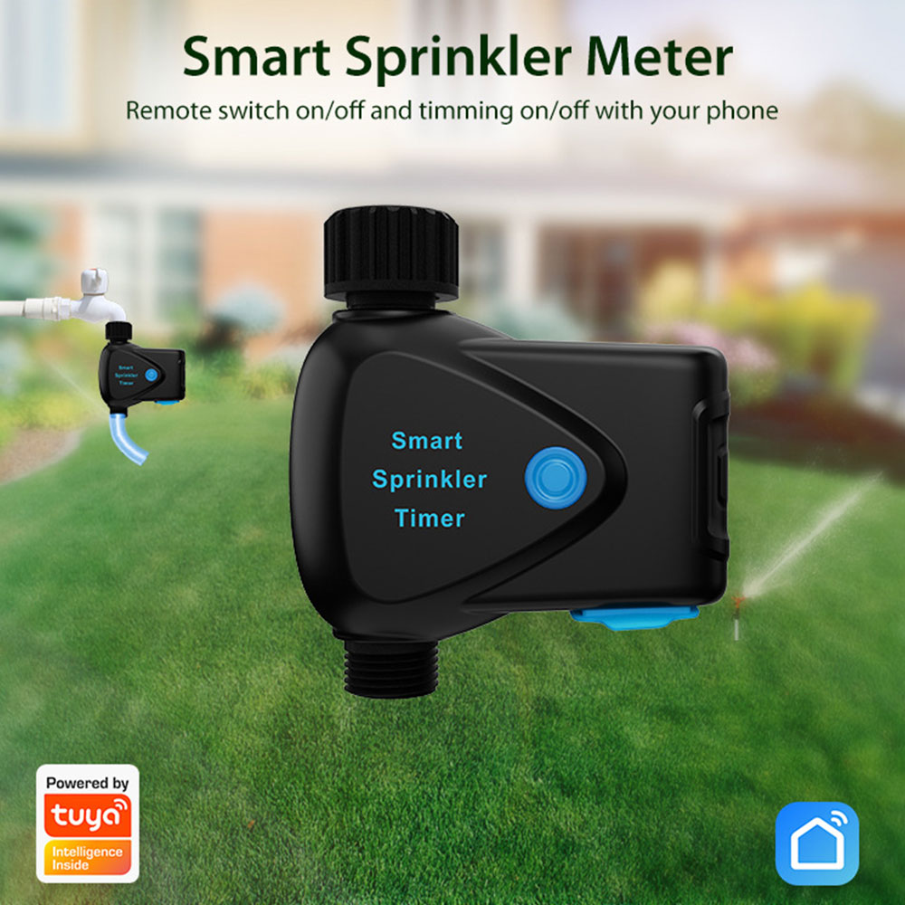Tuya WiFi スマート水道装置（内蔵メーター、タイマー - Smart Garden Watering System のレビューと価格