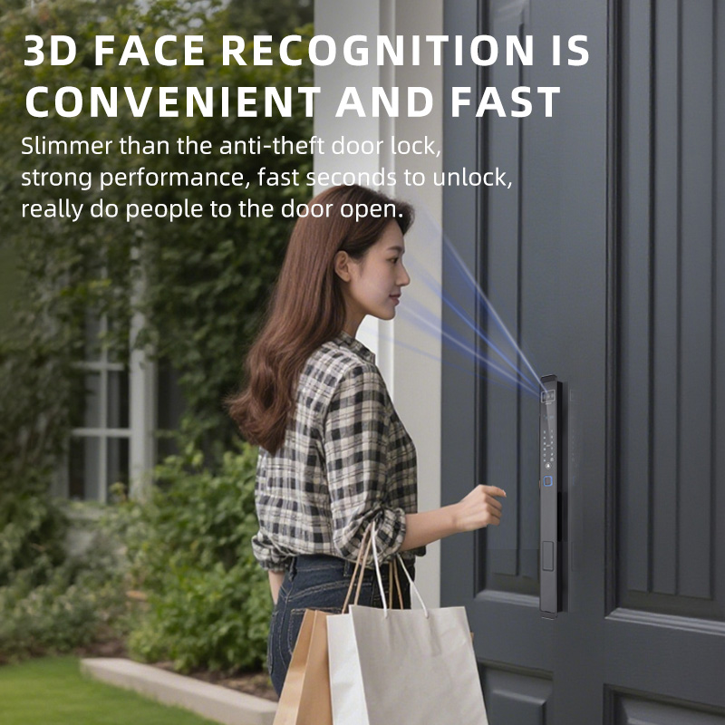 両面全自動破損防止アルミ指紋ロック屋外防水スマートドアロック - Smart Garden Door Lock のレビューと価格
