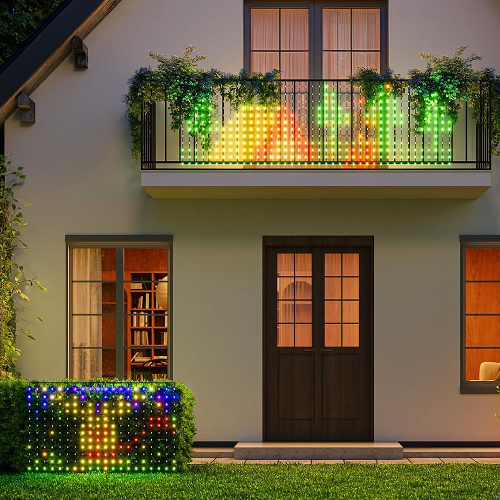 スマート屋外ネットライト 256/1536 LED フレキシ - Smart Garden Netting のレビューと価格
