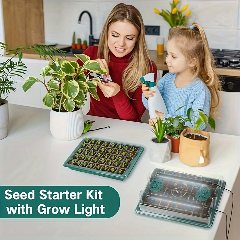 高ドーム型発芽キット付き種まきトレイ - 40セル、2つのL - Smart Garden Domes のレビューと価格