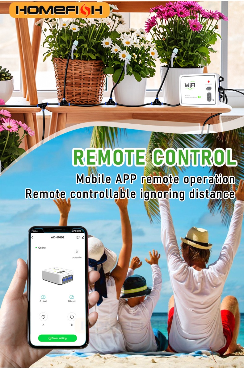 ホームフィッシュ WIFIスマートデュアルポンプ自動給水器  - Smart Garden Domes のレビューと価格